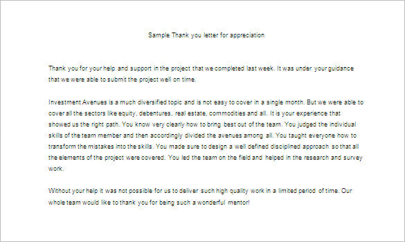 Sample Letter Of Recognition from images.template.net