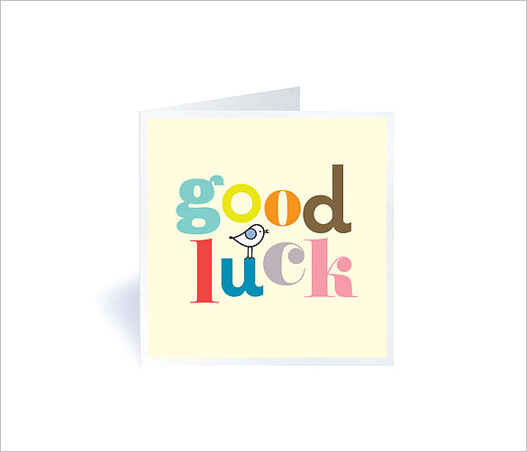 18+ Good Luck Card Templates - PSD, AI, EPS