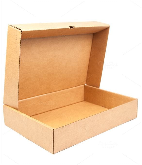 rectangular box template with lid