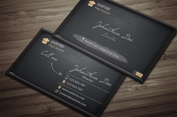 39+ Black Business Card Templates - Word, AI, PSD