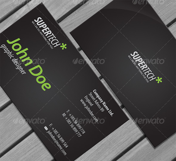 39+ Black Business Card Templates - Word, AI, PSD