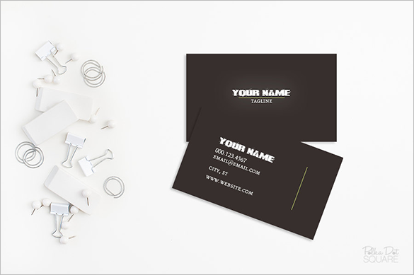 39+ Black Business Card Templates - Word, AI, PSD