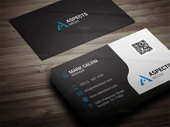 39+ Black Business Card Templates - Word, AI, PSD