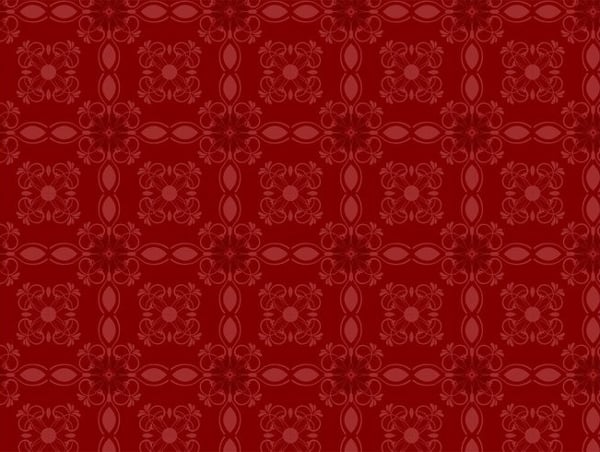 free red coloured floral vector patern