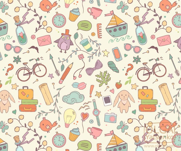 the best summer vector pattern for free