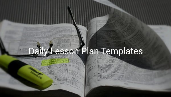 Daily Lesson Plan Template - 15+ Free PDF, Word, Format Download