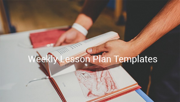 weekly lesson plan template
