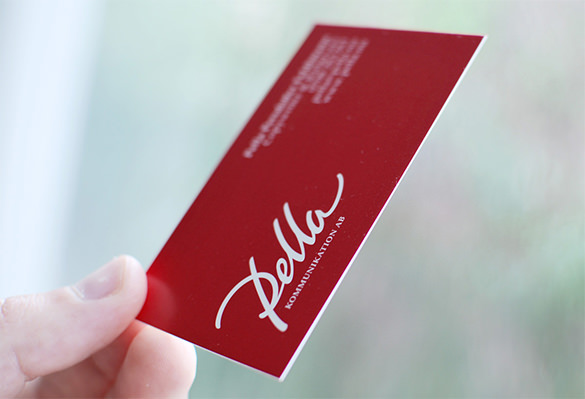 stunning free red business card for you