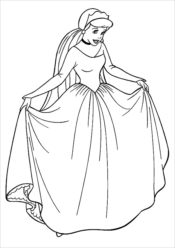 Princess Coloring Pages-23 Printable Pages