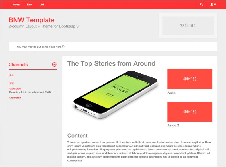 flathood bootstrap template 788x