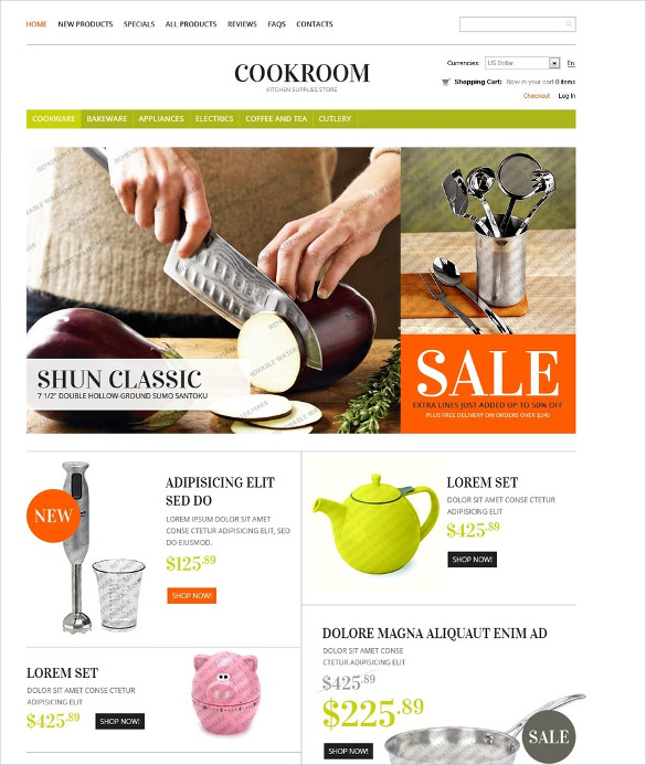 10+ Free ZenCart Themes & Templates