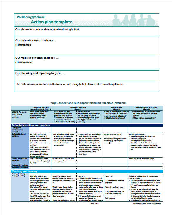 project action plan pdf free downlaod