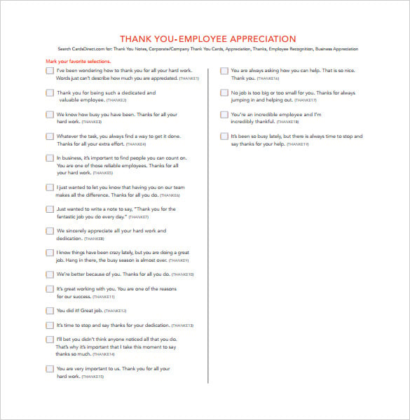 thank you letter to employee appreciation pdf download
