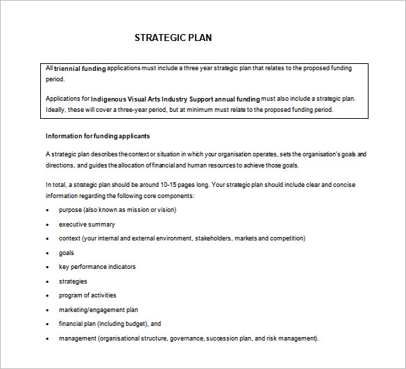 10+ Strategic Action Plan Templates - Docs, PDF