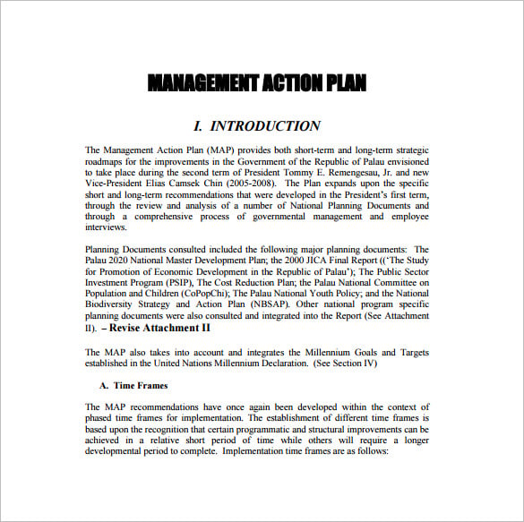 10+ Strategic Action Plan Templates - Docs, PDF | Free ...