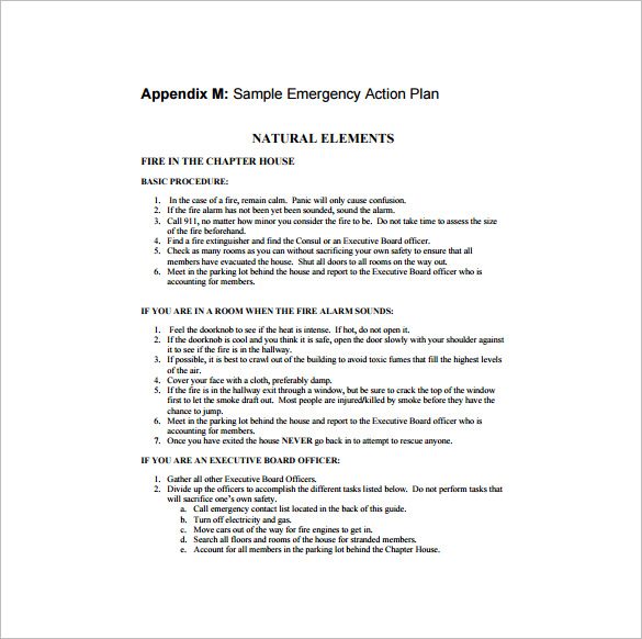 Allergy Action Plan Template 9+ Free Word, Excel, PDF Format Download