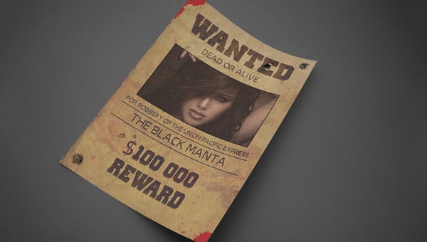 Old Wanted Poster - 10+ Free Printable Templates in Word, PDF, PSD