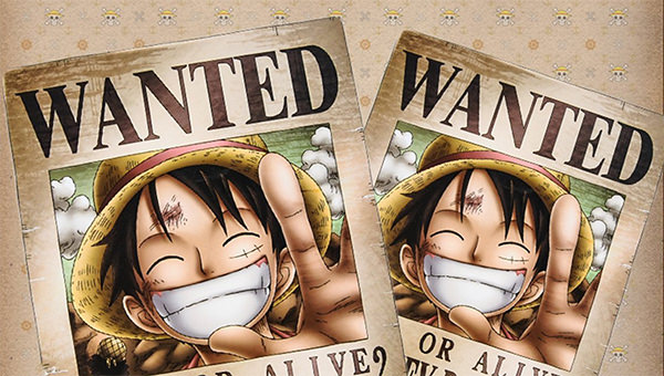 One Piece Wanted Font