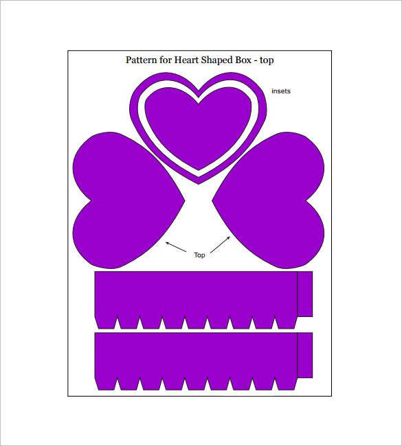 heart box template 15 free sample example format download free