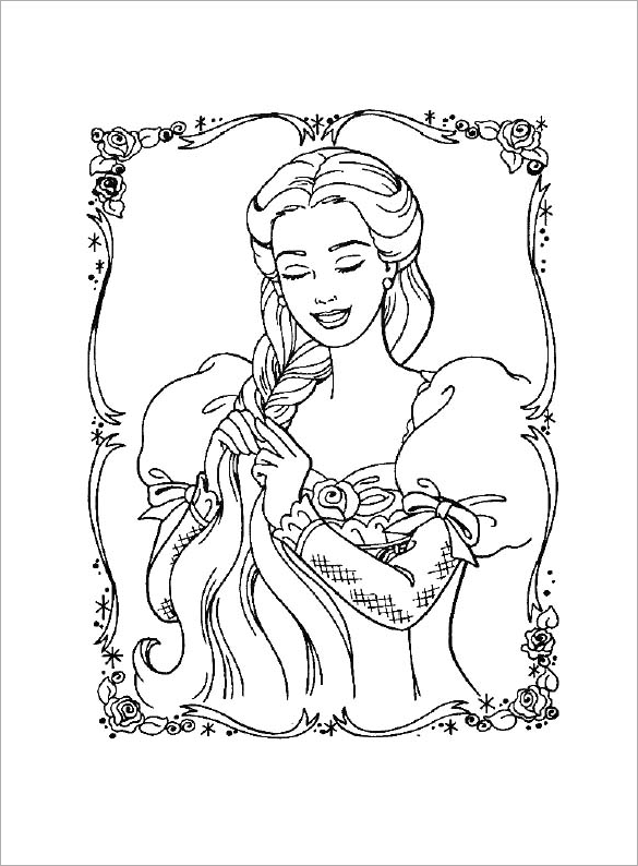 Download 20+ Barbie Coloring Pages - DOC, PDF, PNG, JPEG, EPS ...