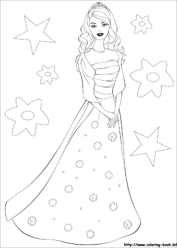 23+ Barbie Coloring Pages - DOC, PDF, PNG, JPEG, EPS