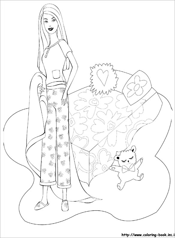23+ Barbie Coloring Pages - DOC, PDF, PNG, JPEG, EPS
