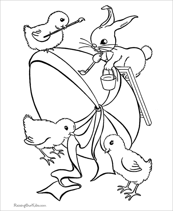 21+ Easter Coloring Pages - Free Printable Word, PDF, PNG, JPEG, EPS