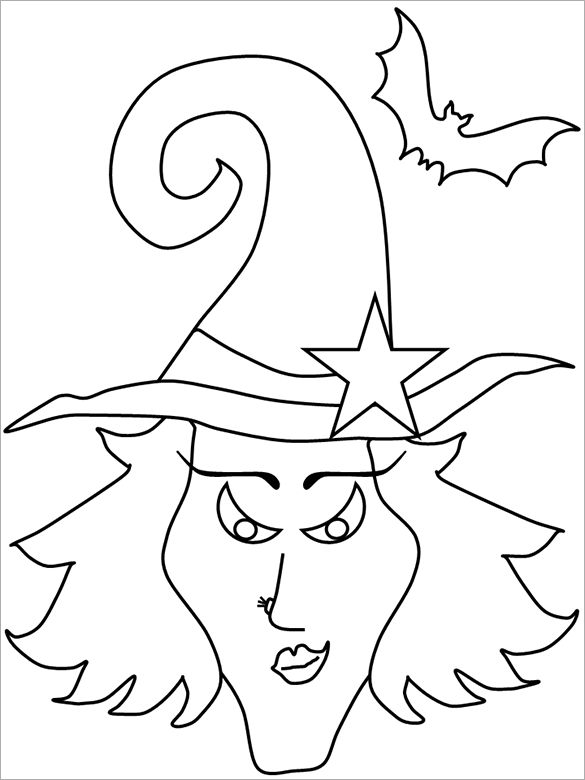 Download 20+ Halloween Coloring Pages - PDF, PNG | Free & Premium ...