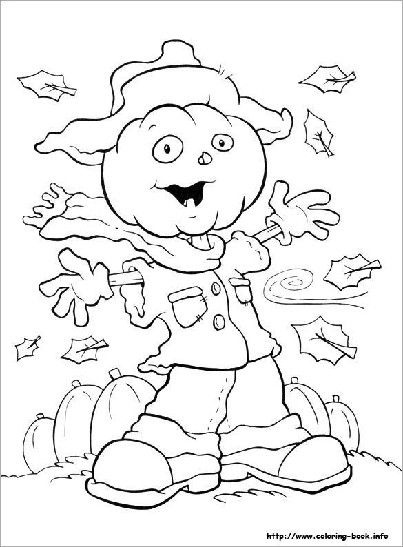 20+ Halloween Coloring Pages - PDF, PNG