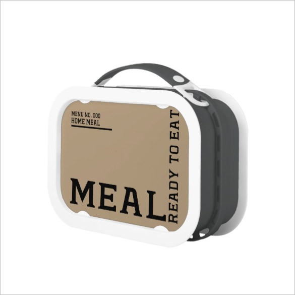 ready to eat lunch meal box template
