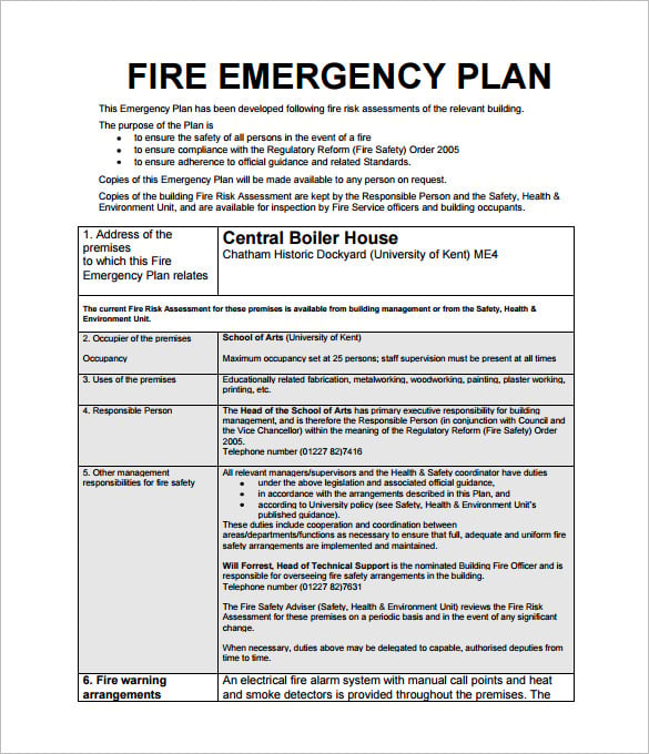 free-emergency-action-plan-template-printable-templates