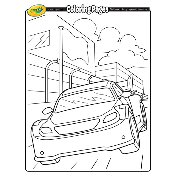 17+ Car Coloring Pages - Free Printable Word, PDF, PNG, JPEG, EPS