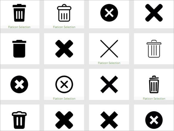 8 Delete Icons Free PSD EPS Vector PNG Format Download 