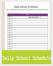 Personal Daily Planner for Study