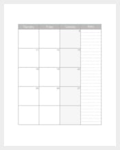 Home School Day Planner Template