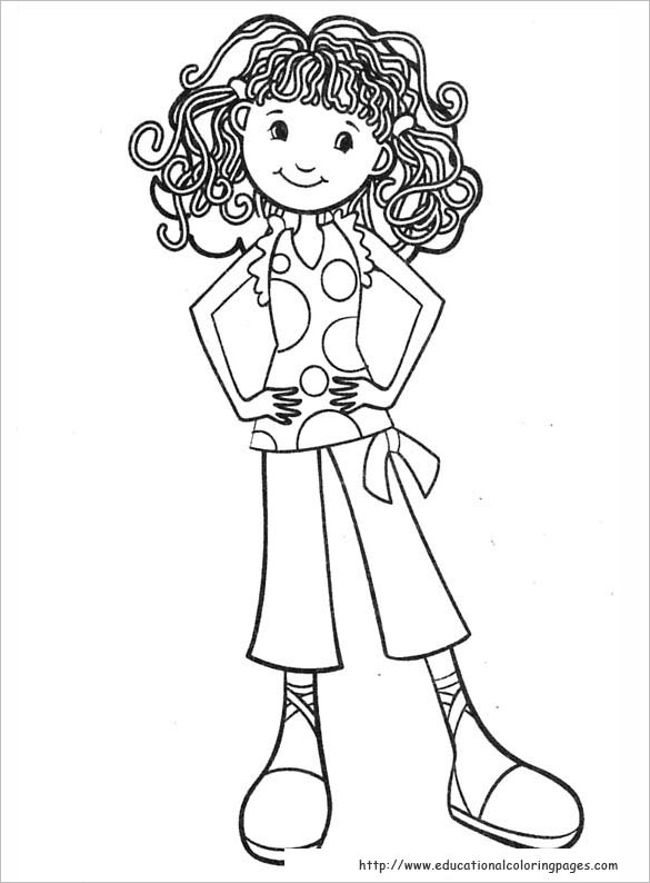 cool groovy girls coloring pages