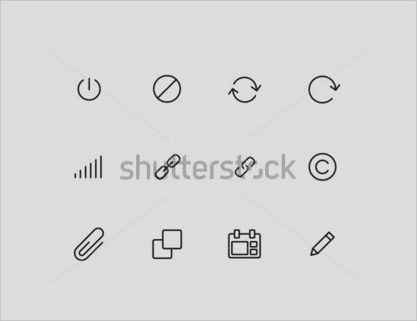 creative edit icons for vector