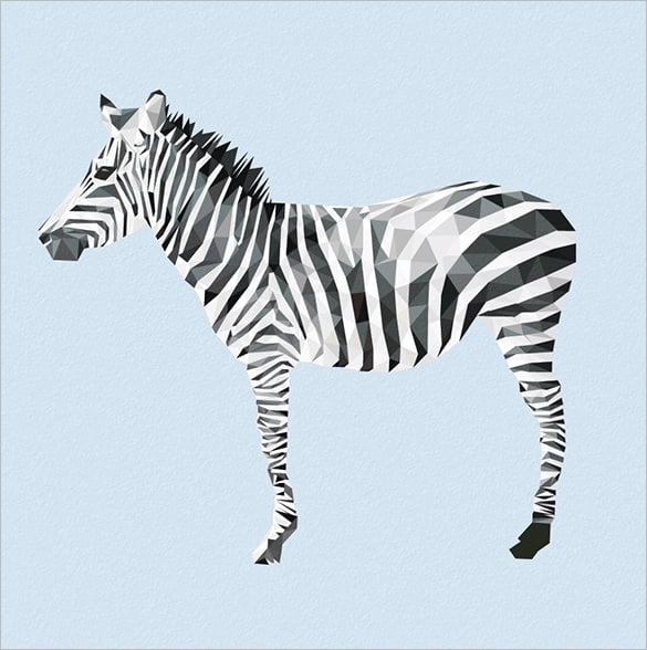 outstanding-free-geometric-zebra-logo-for-you