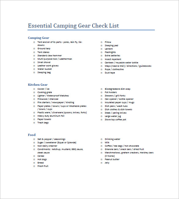 Equipment List Template 10+ Free Word, Excel, PDF Format Download!