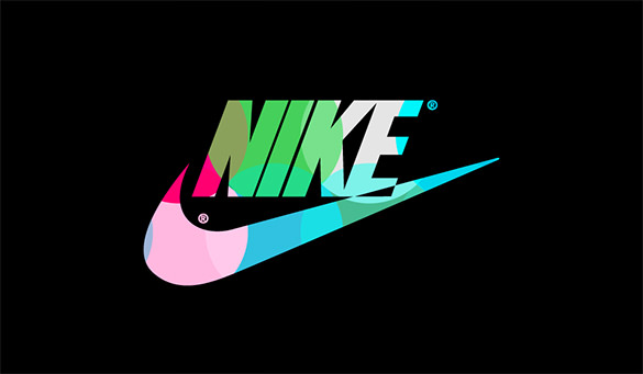 nike logo print