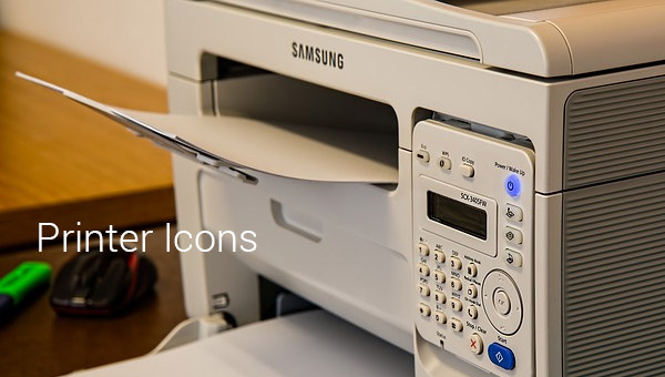 printer icons printer icons