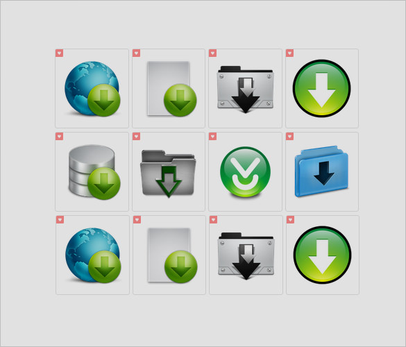 different download icons collection