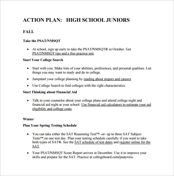 12+ School Action Plan Templates Word, PDF Free & Premium Templates