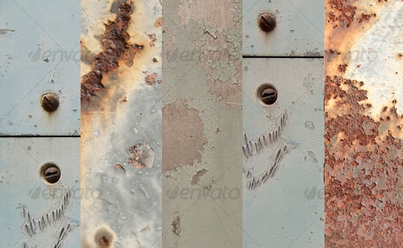 rusted steel textures