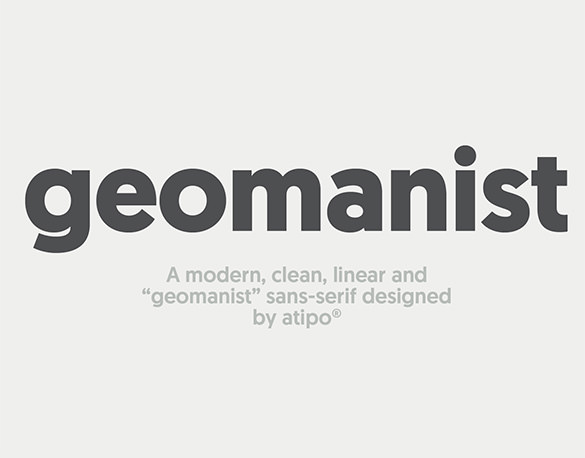 geomanist modern font for designers