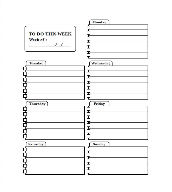 weekly-task-list-template