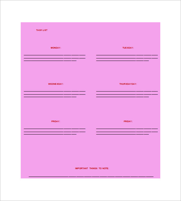 task-list-template-10-free-word-excel-pdf-format-download