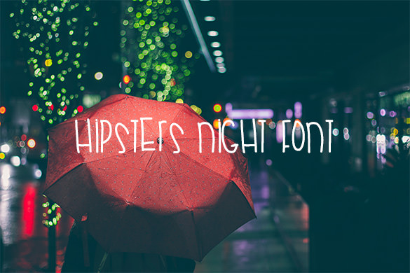hipsters night font free download