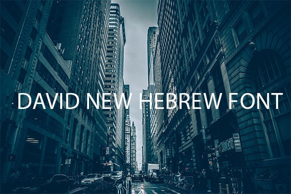 hebrew fonts for mac free download