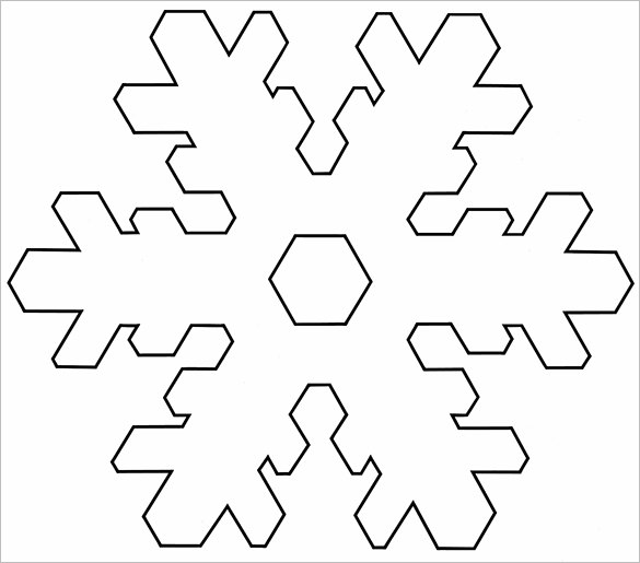 Felt Snowflake Pattern PDF File 